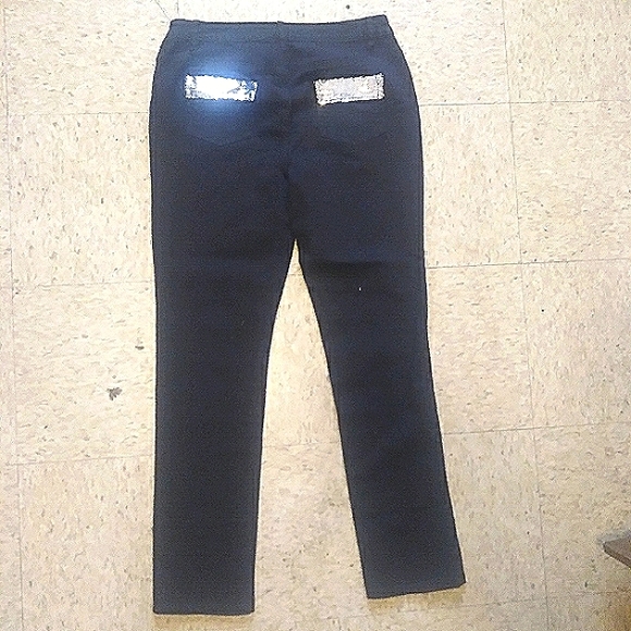 Nwt! Twiggy London Black Jeans with Sequined Pockets, Size 10 - Picture 7 of 14